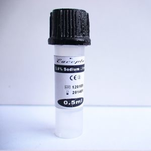 Siny Disposable Blood Collection Consumables Black Cap Micro Vacuum Blood Collection Tubes