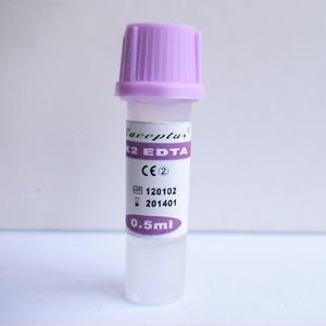 Siny Wholesale Disposable Plastic 0.5-1ml Micro Blood Collection Tube with CE